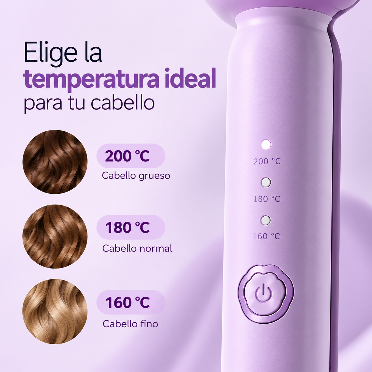 ROMVIRA Wave™. Rizador de Ondas 36 mm